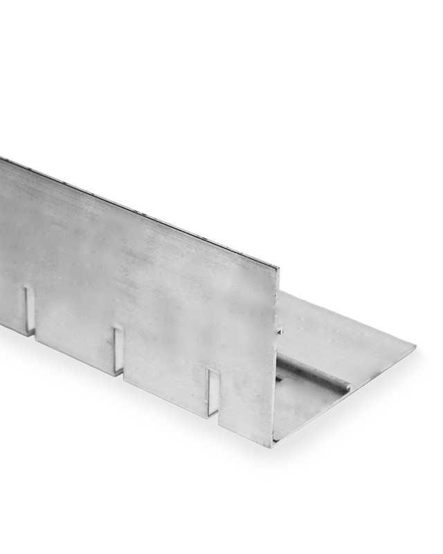 Dachrandprofil perforiert, Typ 2 80/100 - 2 Meter